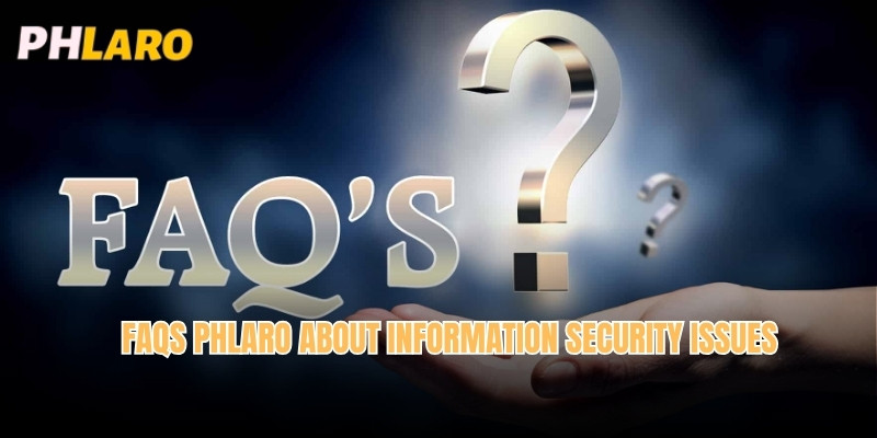 FAQs Phlaro about information security issues