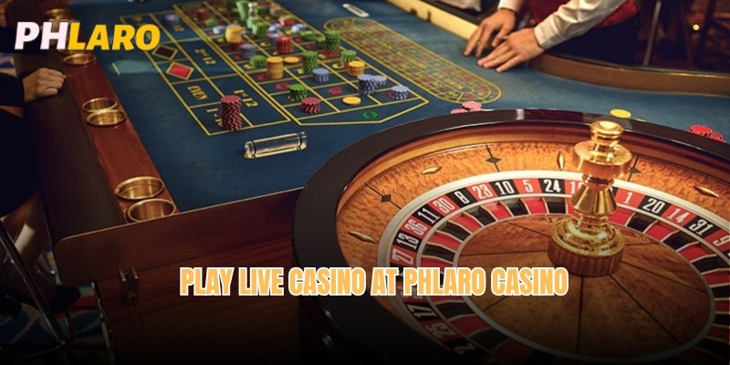 Play live casino at Phlaro casino