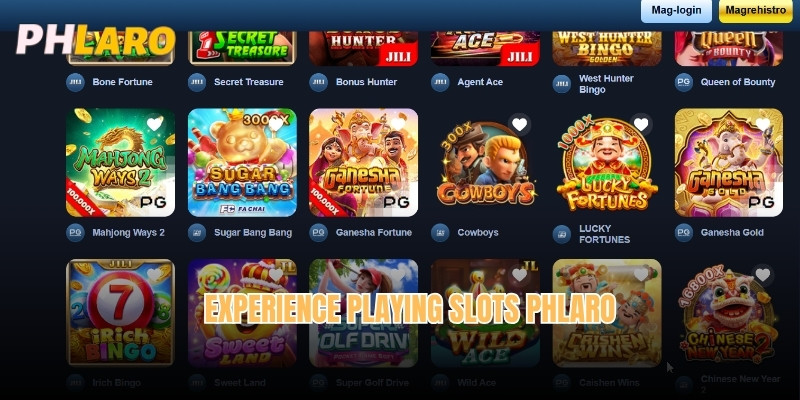 Experience playing Slots Phlaro